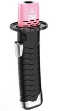 Katana Butane Torch Refillable Kitchen Lighter with Safety Lock - pink