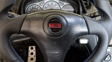 T-r-d Red Banner Steering Wheel Badge T-r-d Red Banner Steering Wheel Badge