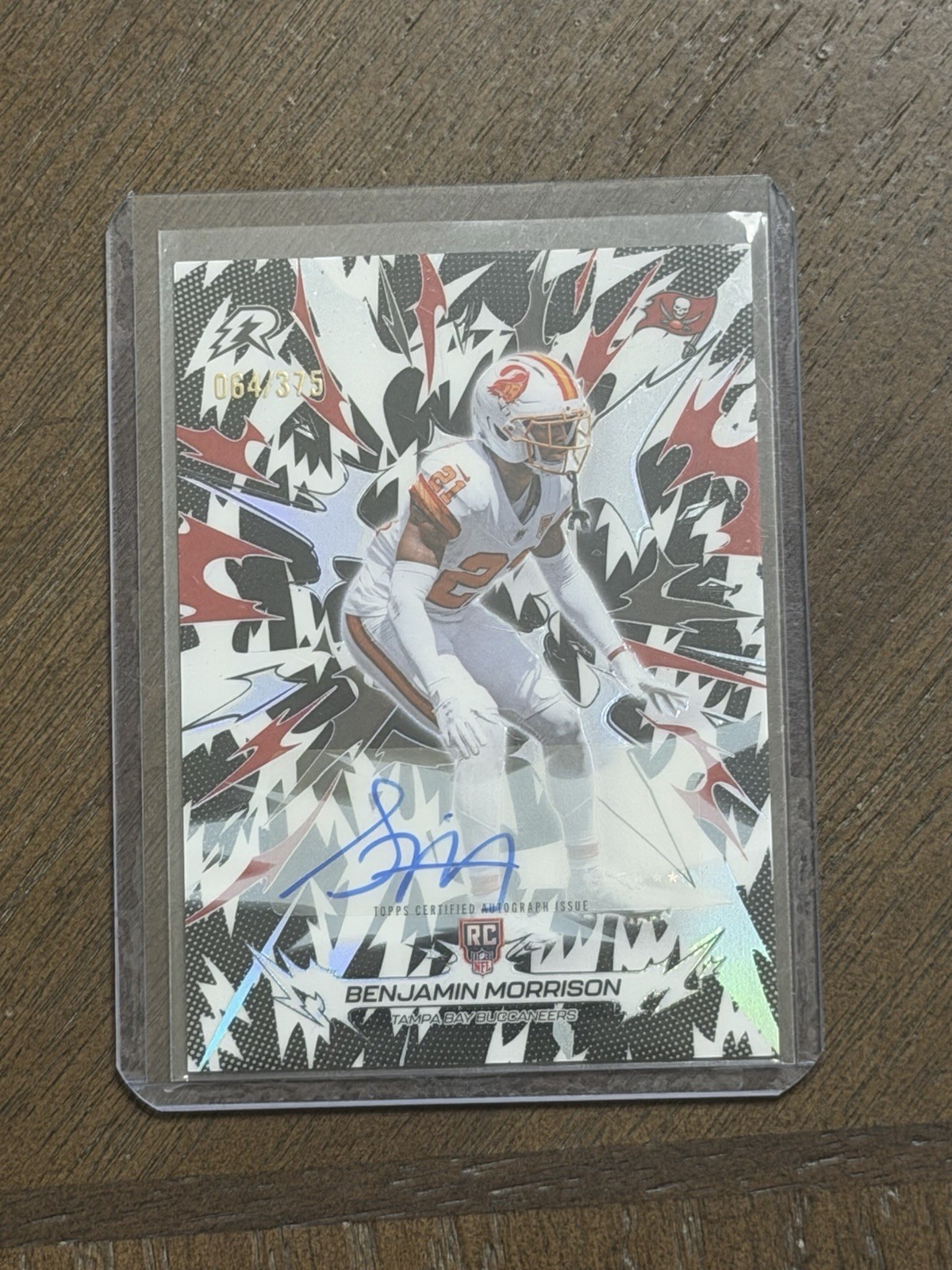 Benjamin Morrison 2025 Topps Resurgence RC Auto Black & White /375