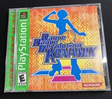 Dance Dance Revolution Konamix PS1 PlayStation 1 CIB Greatest Hits Tested