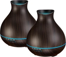 BZseed Aromatherapy Diffusers, 2-pack, 550ml High-Volume Humidifier