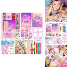 DGFHOB DIY Journal Kit Girls Teen Tween Girl Gifts Trendy Stuff, Scrapbook