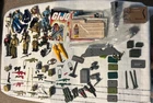 Large Lot of Vtg 1980's G.I. Joe Accessories Figures Paperwork  For Parts Repair