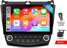 10.1" Android Auto Apple CarPlay Car Radio Head Unit for 2003-2007 Accord Sedan