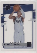 2020-21 Panini Clearly Donruss Rated Rookie Blue 67/99 Tyrell Terry #57 0o2e
