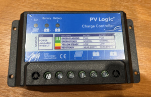 PV LOGIC Dual Battery Solar Charge Controller for Solar Panel STCC10