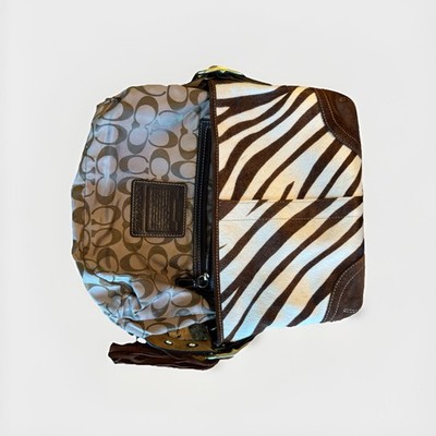 2005 Coach C05S-8A65 Zebra Shoulder Bag | eBay