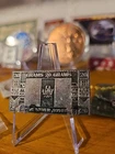 Peru THE SILVER MINT Nations Ingot TONED 20g 999 FINE Silver bar C5610