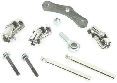 Power Rack And Pinion Steering Shaft For Use With Big Block Factory Column