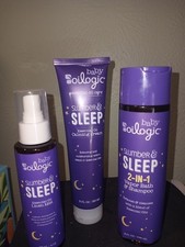 3 Baby Oilogic Slumber Sleep Vapor Bath Shampoo, Mist Calming Cream 98