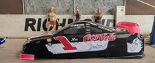 1/24 Painted 1 CHASTAIN NASCAR .010 Lexan Slot Car Body painted BLACK 4.5" NEW