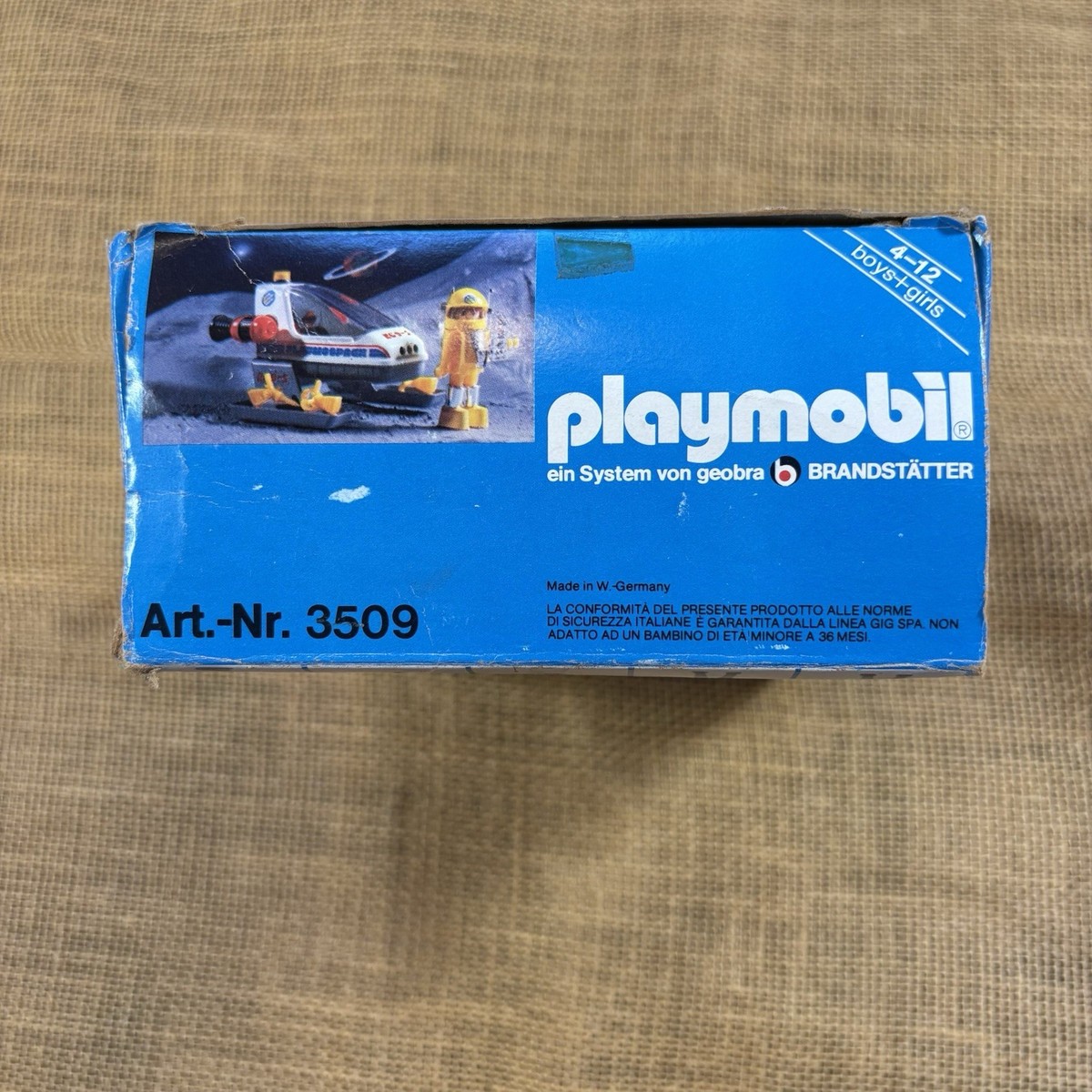 PLAYMOBIL VINTAGE ESPACE playmospace cosmonautes jet pack set 3589 V1