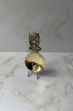 Vintage St Andrews University Brass Commemorative Spoon Heraldic Crest Shield UK