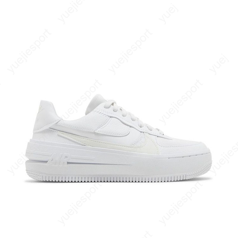 Nike Wmns Air Force 1 Plt Af Orm Triple White DJ9946-100 | eBay