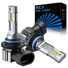 RCJ 9005 Bulbs, 16000LM Super Bright HB3 Fog Light, 6000K 9005, Cool White
