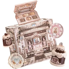 8in1 Flower Knows Sweetie Bear Blush Lipstick Palette Perfume NEW IN BOX