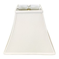 , Inc. Regal Square Bell Lamp Shade, 5 x 10 x 9, White BSO-715-10WH 