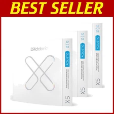 D'Addario XS Coated Phosphor Bronze Strings, 6-String Set x3