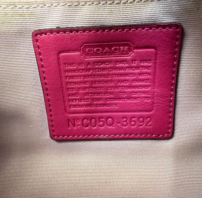 COACH Soho Y2K Handbag Mini Boston Bag Shoulder Bag Shoulder Turn