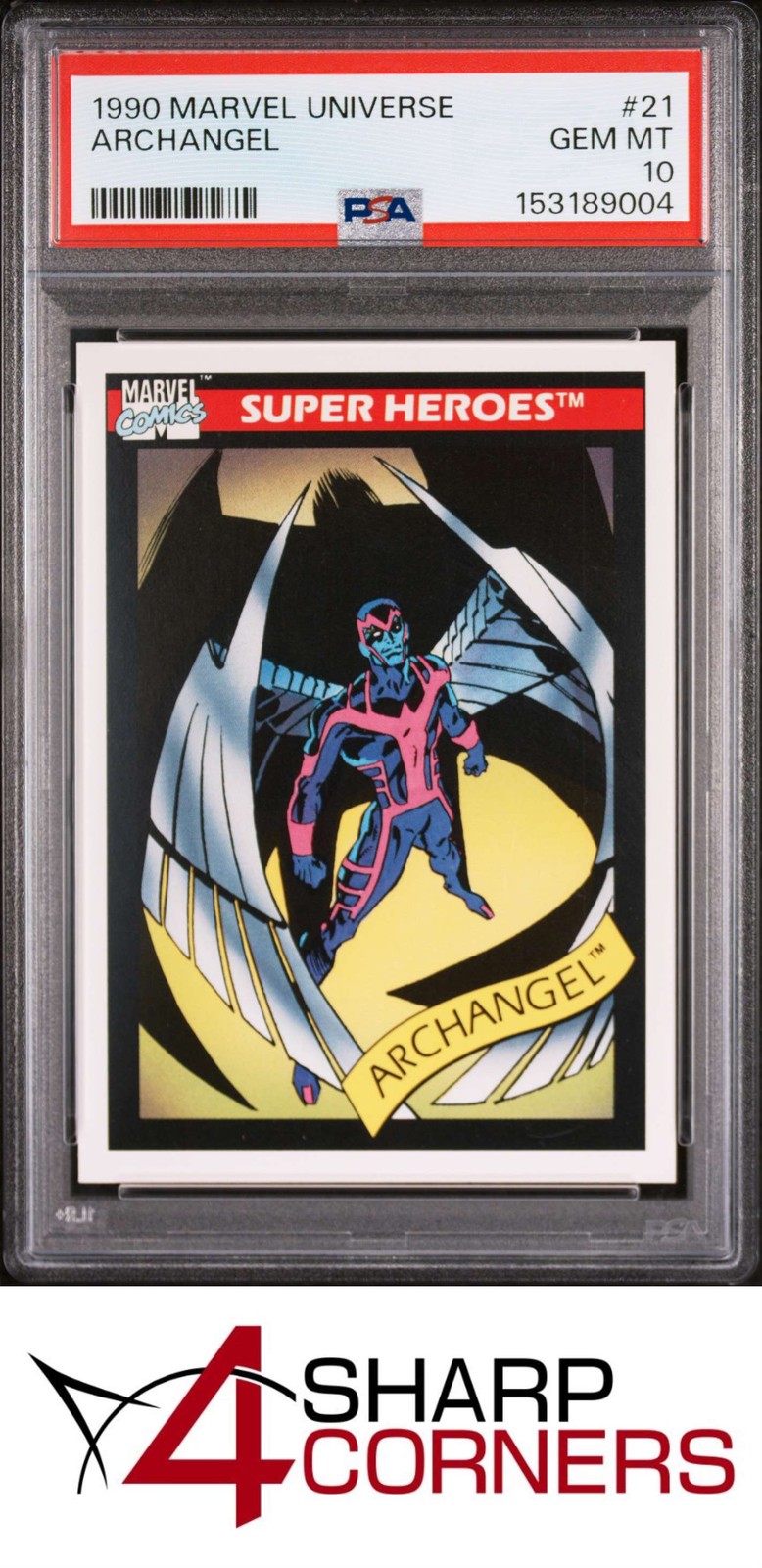 1990 MARVEL UNIVERSE #21 ARCHANGEL PSA 10