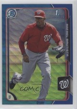 2015 Bowman Chrome Prospects Blue Wave Refractor Rafael Bautista #BCP42 2f9