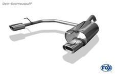 Fox Duplex Sportauspuff +VB-Rohr Toyota Corolla E12 Kombi 2.0l Diesel flachoval