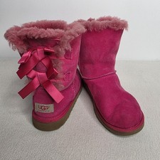 Ugg Women's Bailey Bow Boots Bright Pink Size 4
