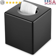 Modern Square Tissue Box Holder ABS Plastic Facial  Roll Paper Storage New