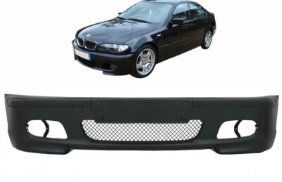 Parachoques Para Para BMW E46 Sedan Touring 98-04 M-Technik Look Sin Faros Antin - Imagen 1 de 4