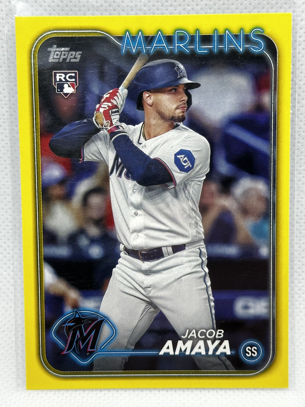 2024 Topps Series 1 - Yellow #144 Jacob Amaya (RC)