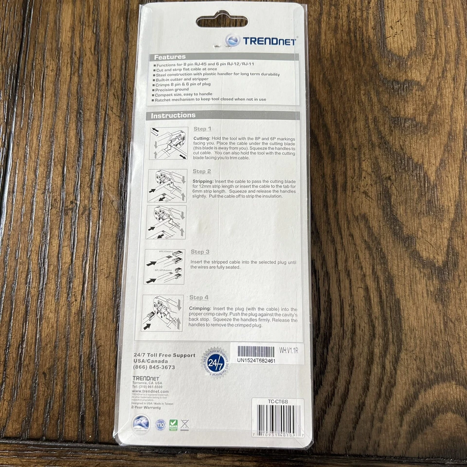 TRENDNet TC-CT68 Crimp/Cut/Strip Tool “New” - Image 2 of 4