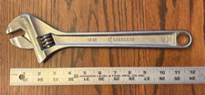 Cresent 12" Adjustable Wrench Alloy Crestoloy Steel New