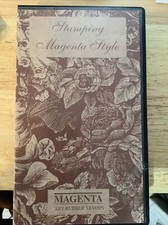 Magenta Art Rubber Stamps: VHS Stamping Magenta Style, Excellent Condition