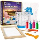 National Geographic Screen Printing Kit-Arts and Crafts Silk Screen Printing Kit