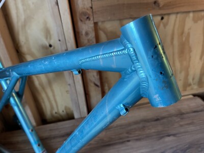 Vintage GT Zaskar Turquoise Anodized 26 Wheel Frame Size 16 Blue