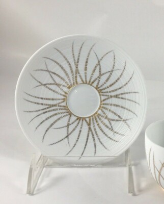 Jl Coquet 253639 Hemisphere Toundra Limoges Porcelain Saucer