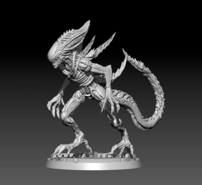 1/24 resin figure model Fantasy Alien Monster Alien 3D Printing Unassembled