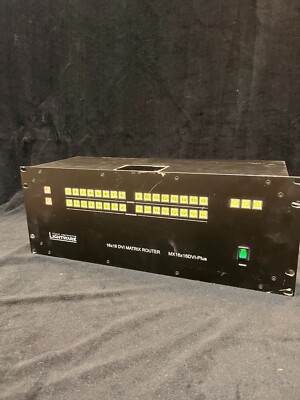 Lightware Visual Design  MX16x16DVI-Plus 16x16 DVI-D Matrix Router w/ 2 cables