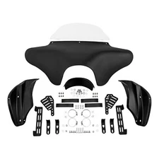 Matte Batwing Fairing Windshield Hardware Kit Fit For Harley Touring Road King