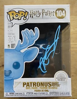 Daniel Radcliffe SIGNED Harry Potter Patronus Funko Pop Figure 104 JSA COA