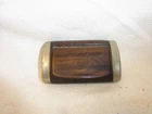 Snuff Box Wood Antique German #H