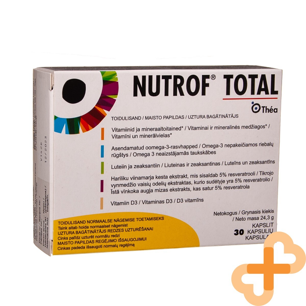 NUTROF TOTAL For Vision Preservation 30 Soft Capsules Eye Vision Health Support