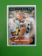 1980 Topps Mike Webster AP Pittsburgh Steelers #350