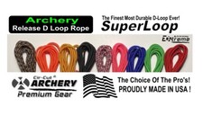 5 Feet ARCHERY Pro Super RELEASE D LOOP MATERIAL - .093" - 2.4mm CIR-CUT BRAND
