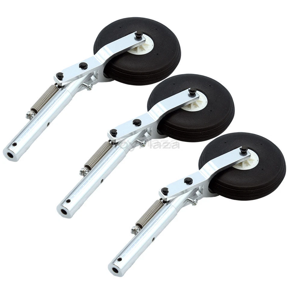 3PCS 140x4mm Aluminum Spring Absorber Landing Gear for RC Model Airplane Warbird - Image 4 of 4