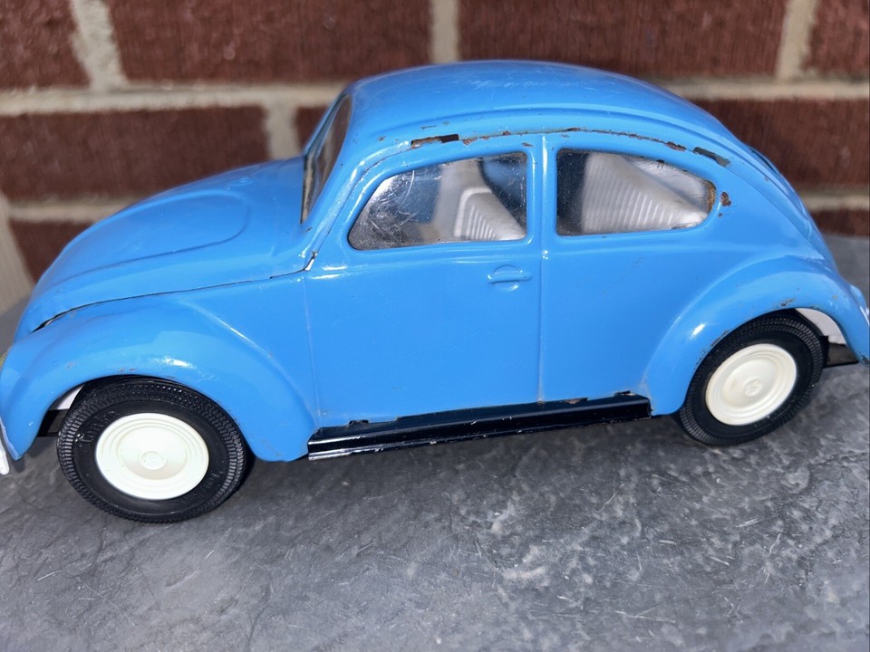 Vtg Metal Tonka VW Volkswagon Bug Beetle Car Blue 52680 Toy Pressed