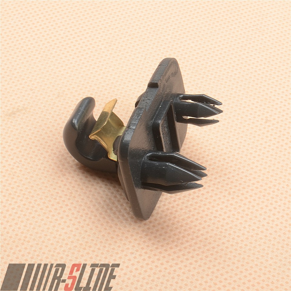 X AUTOHAUX Black Car Plastic Sun Visor Hook Clip Bracket Retainer 8U0857562 8E0857562 for Audi A1 A3 A4 A5 Q3 Q5 S3 S4 S5 RS3 RS4 RS5 Plastic
