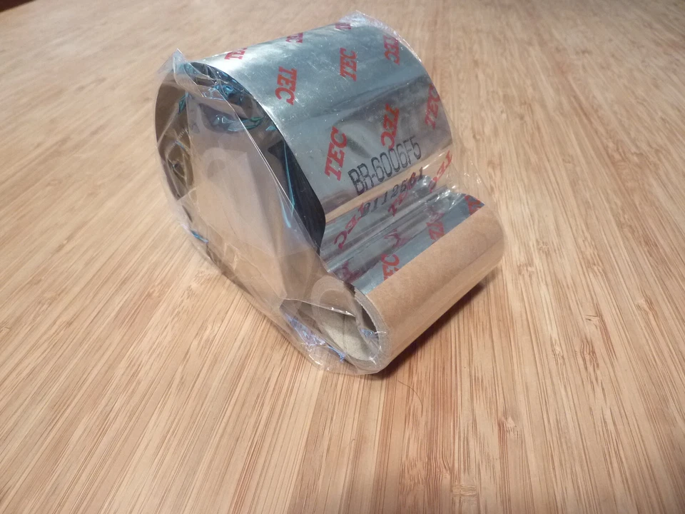 Cinta de cera/resina Toshiba TEC BR-6006F5, rollo de 600 m 68 mm de ancho Foto 4 de 4