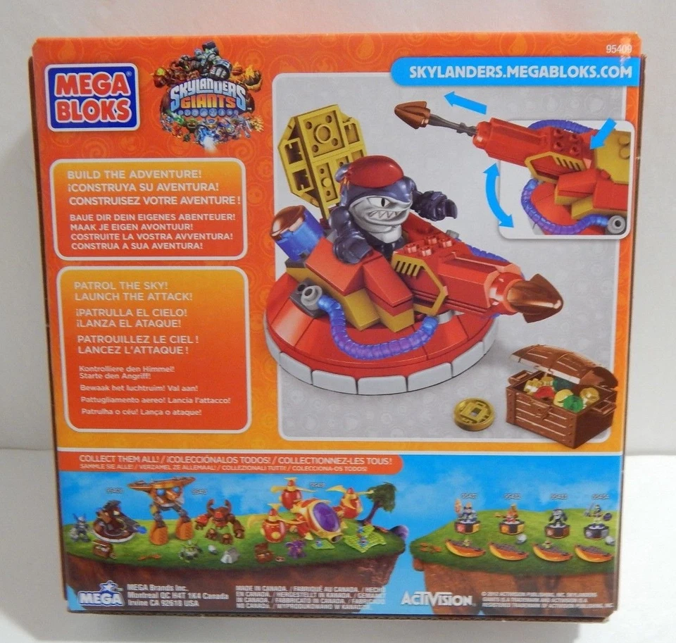 Mega Bloks Skylanders Giants Turret Air Raid with Terrafin (95409) - Image 2 of 4