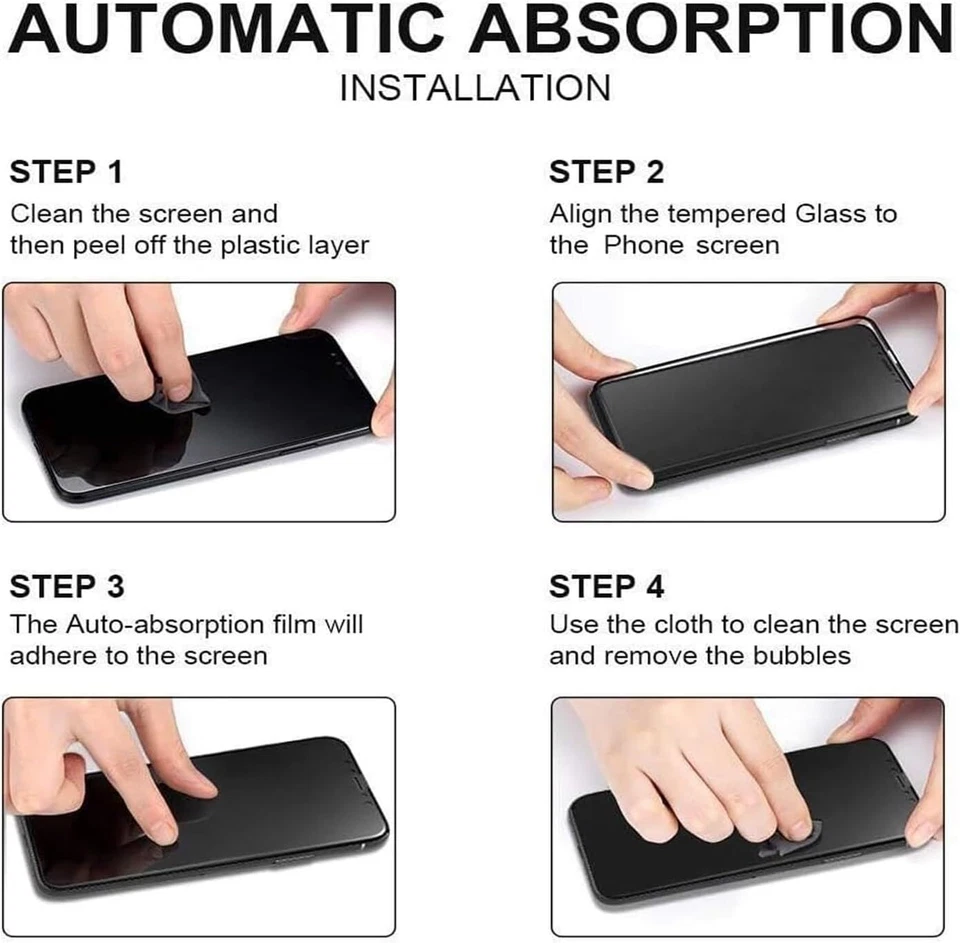 For Blackview Oukitel Black Case Slim Silicone Gel Cover Glass Screen Protector - Image 3 of 4